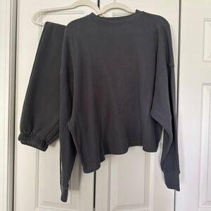 Abercrombie Sweat Set - Essential Sunday Sweatpants and Oversized Waffle